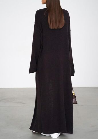 Unybwonn Long Cardigan Lightweight Open Front Long Sleeve Duster Sweater Casual Loose Thin Knit Maxi Coat Outwear in Saudi Arabia