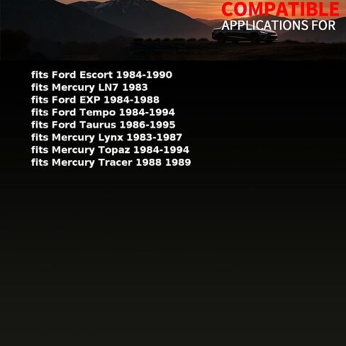 حامل عمود إدخال ناقل الحركة اليدوي يناسب Ford EXP، Escort، Taurus، Tempo 1984 1985 1986 1987 1988 1989 1990 1991 1992 1993 1994 1995 يناسب Mercury LN7 1983 2 x in Kuwait