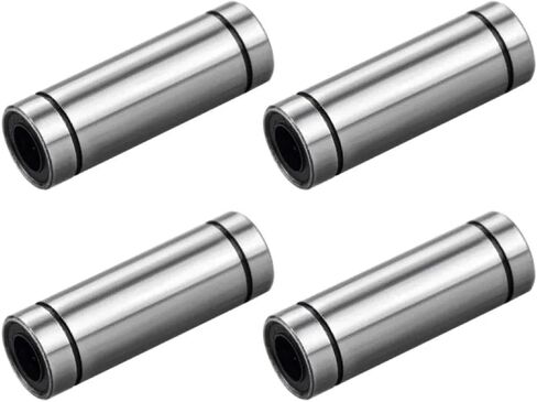 Premium 8mm Linear Ball Bearing, Long Type CNC Parts, 45mm Length, Silver Metal Construction, 4-10 Pack for 3D Printer and CNC Machine Applications (LM5UU 5x10x15 10Pcs) in Saudi Arabia