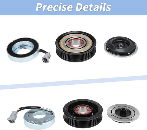Air Conditioner AC Compressor Clutch Kit for Ram 1500 2014-2019 V6 3.6L for Ram 1500 Classic 2019-2022 AC Compressor Clutch Set for 7SBH17/7SBH17C Compressor 68232388AD/68232392AC in Saudi Arabia