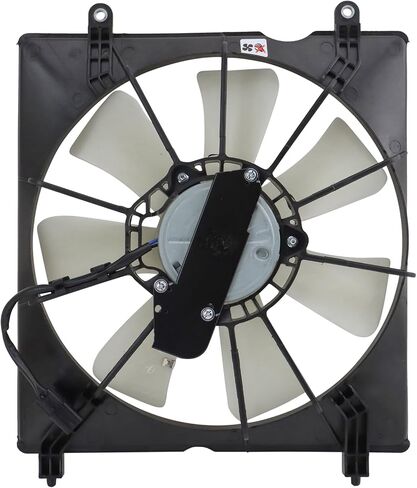 TRQ A/C Condenser Cooling Fan Assembly Compatible with 2015-2020 Acura TLX 2013-2017 Honda Accord HO3113136 in Saudi Arabia