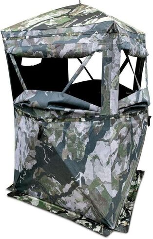 Primos Hunting Primos Hide-N-Sneak Hunting Blind, 270 Degree Ground Blind with Silent Slide Windows in Veil Camo in Saudi Arabia