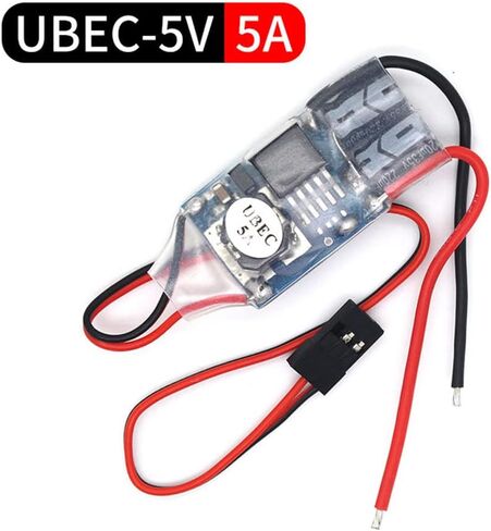 ZEZEFUFU 5V 5A UBEC Mini External BEC 2-12S Lipo DC-DC Converter Step Down Module in Saudi Arabia