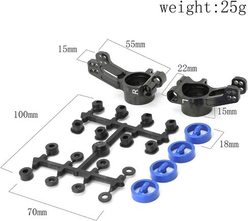 Upgrade Metal Rear Hub Carrier for KYOSHO MP10 1/8 Off-Road RC Car Parts in Saudi Arabia