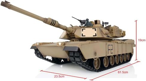 TOUCAN RC HOBBY 2.4Ghz Henglong 1/16 Scale 7.0 Plastic Ver M1A2 Abrams RTR RC Tank 3918 Model in Saudi Arabia