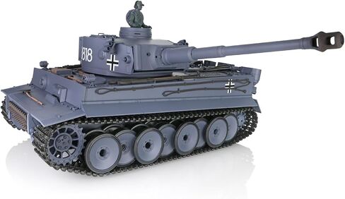 TOUCAN RC HOBBY 2.4Ghz Henglong 1/16 Scale 7.0 Plastic Ver German Tiger I RTR RC Tank 3818 Model in Saudi Arabia