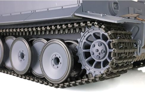 TOUCAN RC HOBBY 2.4Ghz Henglong 1/16 Scale 7.0 Plastic Ver German Tiger I RTR RC Tank 3818 Model in Saudi Arabia