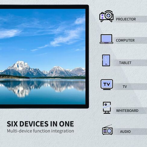 لوحة ذكية تعمل باللمس مقاس 65 بوصة، لوحة بيضاء إلكترونية للعرض التفاعلي بدقة 4K مع نظام Android 11، شاشة عرض رقمية للمكتب والفصول الدراسية، ذاكرة الوصول العشوائي 4 جيجابايت + ذاكرة تخزين داخلية 32 جيجابايت in Kuwait