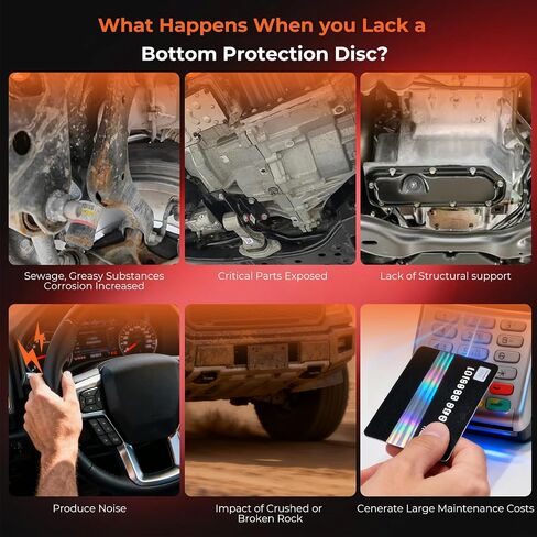 لوحة انزلاقية كاملة لسيارة Ford F150 2015 2016 2017 2018 2019 2020 2021 2022، هيكل سفلي عالي التحمل مع مركز مجموعة الدفع الأمامي للمحرك، حماية المحور الخلفي، واقيات معززة، دفاع مقاوم للصدأ in Saudi Arabia