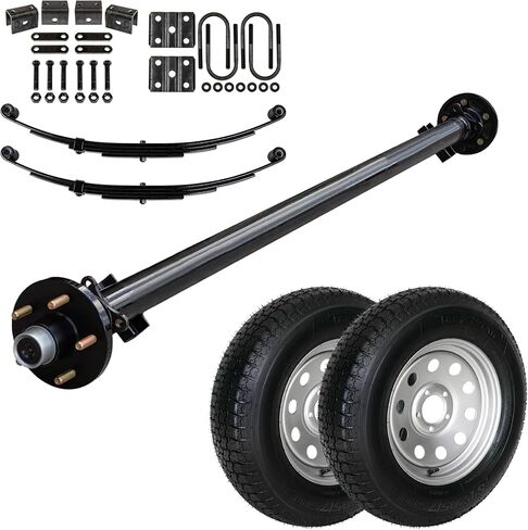3500 lb Light Duty Single Axle TK Trailer Kit - 3.5K Capacity (Original Series), 89" Hubface 74" Spring Center / 5x5 Bolt Pattern in Saudi Arabia
