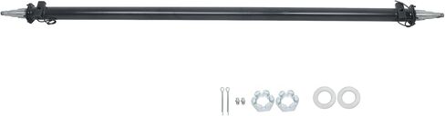 شعاع محور المقطورة فقط مع وجه محوري Idler 95 Hub 80 Spring Center 6000 رطل، وقطر 3 أنابيب 6.3 مم سمك الجدار - تتوفر مكابح كهرومغناطيسية in Kuwait