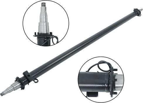 شعاع محور المقطورة فقط مع وجه محوري Idler 95 Hub 80 Spring Center 6000 رطل، وقطر 3 أنابيب 6.3 مم سمك الجدار - تتوفر مكابح كهرومغناطيسية in Kuwait