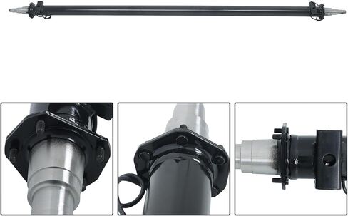 شعاع محور المقطورة فقط مع وجه محوري Idler 95 Hub 80 Spring Center 6000 رطل، وقطر 3 أنابيب 6.3 مم سمك الجدار - تتوفر مكابح كهرومغناطيسية in Kuwait