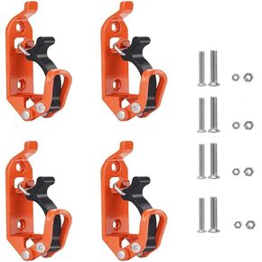 4 Pcs Shovel Mount for Roof Rack,Metal Rubber Clamps,Quick Release Axe Holder Wall Mounting Kit Fit 0.67" to 1.57" Diameter Tools in Saudi Arabia