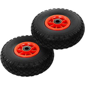 Sack Truck Wheels 2 pcs Solid PU 3.00-4 (260x85) 142971 in Kuwait