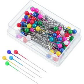 300Pcs Sewing Pins, Straight Pins Sewing, Sewings Pin with Heads Quilting Pin for Fabric, Sew ing Notions for DIY Sewings Craft Dressmaker Jewelry Decoration Fabric in Saudi Arabia