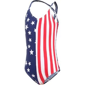 Moon Tree Girls One Piece Swimsuits Ruffle Swimwear Beach Bathing Suit 2-14 Years in Kuwait