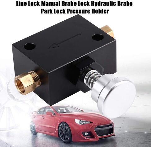 Line Lock Manual Brake Lock, Hydraulic Brake Park Lock Pressure Holder for Cars and Trucks, Professional Grade Brake Lock with Extra Sealing Ring, Fits Disc or Drum Brakes, in Saudi Arabia
