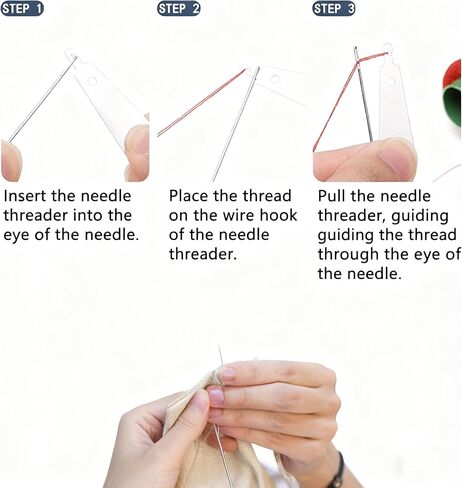 37Pcs Steel Sewing Needle Kit，Big Eye Steel Sewing Needles Kit,Portable Sewing Needles Large Eye Hand Sewing, Needles Thread Hand Repair Tools for Leather Sewing DIY Daily Use in Saudi Arabia