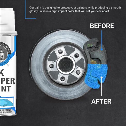 ERA Paints 2K Brake Caliper Spray Paint – Racing Blue Metallic | High-Gloss Finish, 500°F Heat & Chemical Resistant | Chip-Resistant 12 oz Aerosol | Made in USA in Saudi Arabia