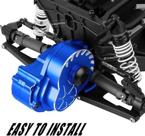جزء ترقيات كامل لناقل الحركة المعدني لـ 1/10 Slash/Rustler/Stampede/Bandit 2WD(VXL)، علبة التروس مع 76T 83T 86T 90T Gear، Diff، قابض النعال ومجموعة إعادة البناء، لوحة الضغط، أزرق داكن in Saudi Arabia