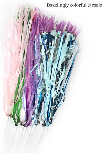 اي يو اتش كيه بي اتش عصا قطط، 6 قطع من عصا تشويق القطط التفاعلية مع شرابة صوتية وجرس، لعبة قطط ملونة in Kuwait