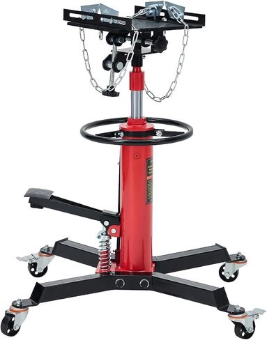مقبس ناقل الحركة الهيدروليكي PeakPursuit 1322 رطل، ارتفاع الرفع 33.5-70 بوصة مع عجلات دوارة 360 درجة ودواسة قدم، حامل رافعة تلسكوبي مع سرج إمالة 30 درجة للسيارات والشاحنات الخفيفة in Kuwait