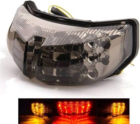 MZS Motorcycle LED LED LID TAIL Light متوافق مع EX 500 EX500 Z500 2024-2025 ، إكسسوارات Blinker المدمجة في الإرشاد الخفيف للفرامل الدخان in Kuwait