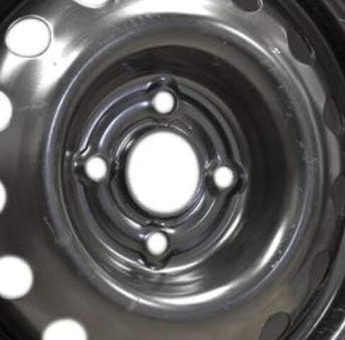 عجلة مخصصة مقاس 14 × 5.5 بوصة - مسمار ST ذو حافة فولاذية سوداء قياسية - نمط 4 × 100 مم إزاحة 45 مم in Saudi Arabia