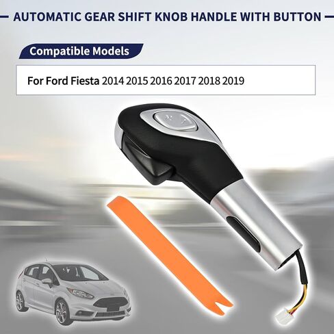 مقبض مقبض الترس التلقائي مع زر CN1Z-7213-CA متوافق مع Ford Fiesta 2014 2015 2015 2017 2018 ، Gear Shift Shifter Lever (Plating) in Saudi Arabia