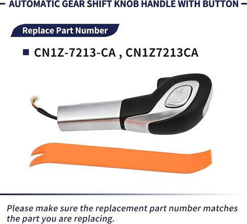 مقبض مقبض الترس التلقائي مع زر CN1Z-7213-CA متوافق مع Ford Fiesta 2014 2015 2015 2017 2018 ، Gear Shift Shifter Lever (Plating) in Saudi Arabia