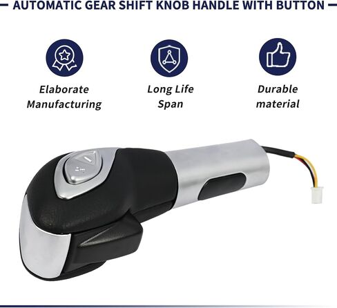 مقبض مقبض الترس التلقائي مع زر CN1Z-7213-CA متوافق مع Ford Fiesta 2014 2015 2015 2017 2018 ، Gear Shift Shifter Lever (Plating) in Saudi Arabia