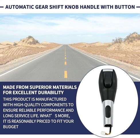 مقبض مقبض الترس التلقائي مع زر CN1Z-7213-CA متوافق مع Ford Fiesta 2014 2015 2015 2017 2018 ، Gear Shift Shifter Lever (Plating) in Saudi Arabia