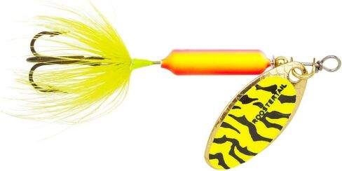 Yakima Bait Wordens Original Rooster Tail Spinner Lure, Copper Tinsel Black, 1/8-Ounce in Saudi Arabia