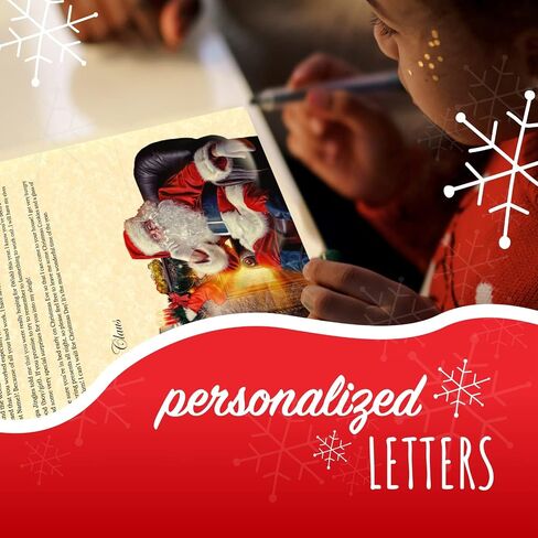 North Pole Letters Personalized Christmas Letter and Nice List Certificate from Santa Claus - Custom Letter & Certificate from Santa for Kids, Mailed to Your Child from The North Pole in Saudi Arabia