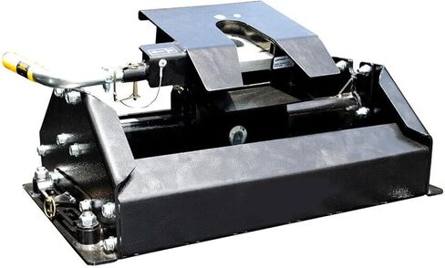 Fifth Wheel Trailer Hitch | UMS Series Double Pivot | 31,000 lb Weight Capacity | Fixed Head with Support & Handle Kit | 16-19" Height Adjustment | Compatible with Ford Prep Package in Saudi Arabia