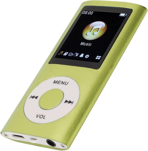 MP3 Player for Kids, Portable Long Battery Life Lossless Sound Slim 1.8 Inch Screen MP3 Music Player, Support Expanded Up to 64GB (Black) (Silver) (Blue) (Green) in Saudi Arabia
