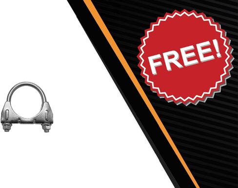 Exhaust Extension Pipe Compatible for 2007-2012 GMC Canyon 2.9L | Stainless Steel | Northeastern Exhaust | Free Clamp | Direct Fit in Saudi Arabia