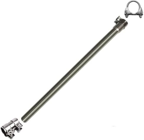 Exhaust intermediate Pipe Compatible for 1995-1999 Volkswagen Jetta 2.0L | Stainless Steel | Northeastern Exhaust | Free Clamps Included | Automotive Replacement Part | Direct-Fit in Saudi Arabia