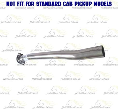 Exhaust Extension Pipe Compatible for 2004-2006 Chevy Colorado 3.5L | Stainless Steel | Northeastern Exhaust | Free Clamp & Bolts & Nuts | Direct Fit in Saudi Arabia