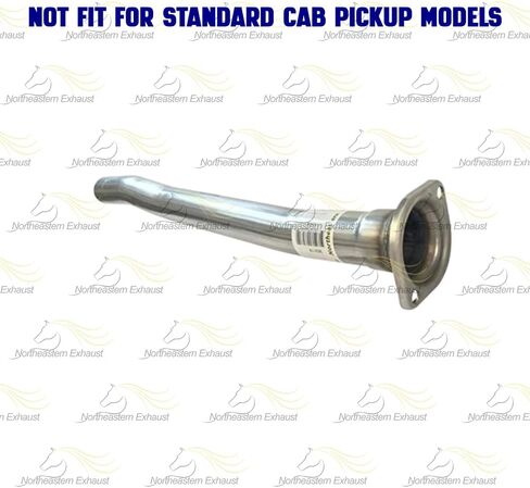 Exhaust Extension Pipe Compatible for 2004-2006 Chevy Colorado 3.5L | Stainless Steel | Northeastern Exhaust | Free Clamp & Bolts & Nuts | Direct Fit in Saudi Arabia