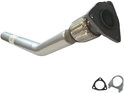 Northeastern Exhaust | Stainless Steel Front Flex Exhaust Pipe compatible: 2001-2006 Sebring Stratus 2.7L in Saudi Arabia