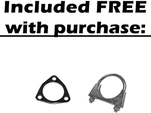 Northeastern Exhaust | Stainless Steel Front Flex Exhaust Pipe compatible: 2001-2006 Sebring Stratus 2.7L in Saudi Arabia