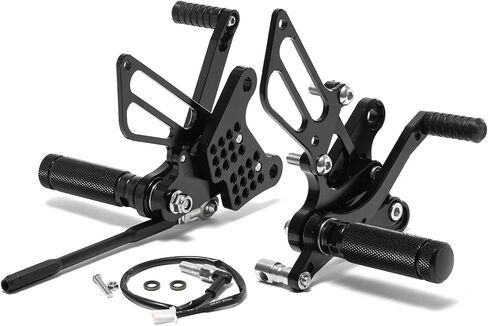 مجموعات خلفية قابلة للتعديل للدراجة النارية مجموعات خلفية أوتاد قدم لـ Kawasaki ZX6R 636 Ninja 1999 2000 2001 2002 in Kuwait