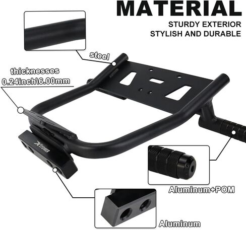 Xitomer Fit for Grom 125 2025 Sub Cage with Stunt Steel Subcage and Scrape Bars Motorcycle Rear Footrests Subcage and 12 Bar Fit for GROM 125 2022-2025 Peg Support Stunt and 12 o'Clock in Saudi Arabia
