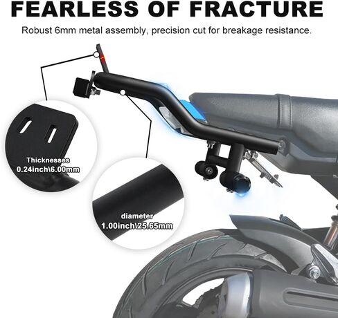 Xitomer Fit for Grom 125 2025 Sub Cage with Stunt Steel Subcage and Scrape Bars Motorcycle Rear Footrests Subcage and 12 Bar Fit for GROM 125 2022-2025 Peg Support Stunt and 12 o'Clock in Saudi Arabia