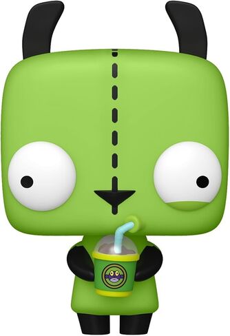 فانكو بوب! الرسوم المتحركة: Invader Zim - Gir - شخصية الفينيل القابلة للتجميع - فكرة هدية - بضائع رسمية - ألعاب للأطفال والكبار - محبي الرسوم المتحركة - شخصية نموذجية لهواة الجمع والعرض in Saudi Arabia