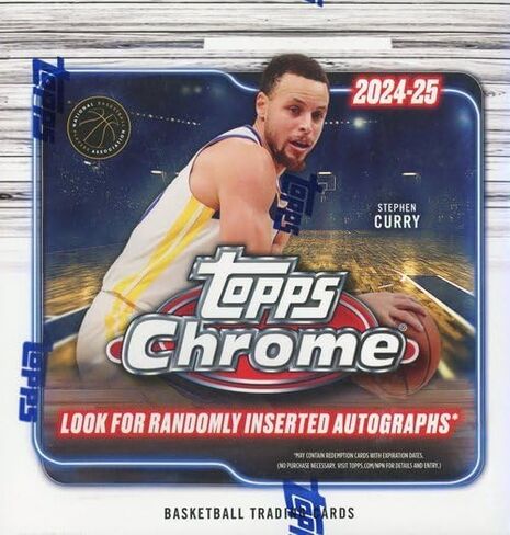 2024/25 Topps Chrome Basketball حصريًا مصنع ضخم مختوم 42 بطاقة MEGA Box مع (10) منكسرات زرقاء! ابحث عن RC وسيارات قلعة ستيفون، وزاكاري ريساخر، وأشعيا كولير، وزاك إيدي والمزيد in Kuwait