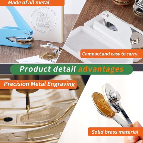 Book Embosser Personalized,Custom Book Embosser Stamp, from The Library of Library Embosser, Ex Libris Book Lover Gift in Kuwait