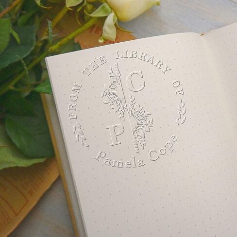 Book Embosser Personalized,Custom Book Embosser Stamp, from The Library of Library Embosser, Ex Libris Book Lover Gift in Kuwait